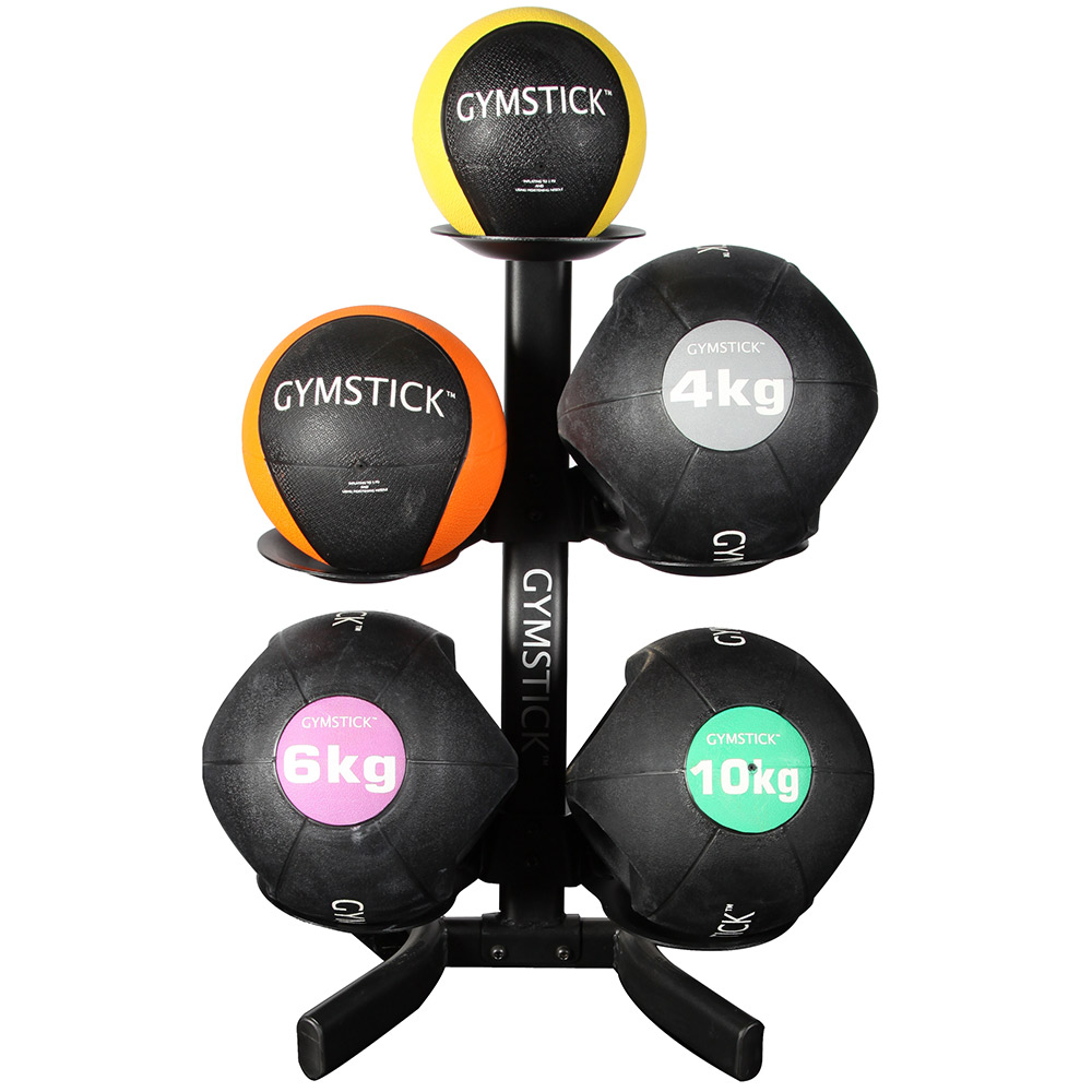 Ställ Gymstick för Medicinbollar och Kettlebells